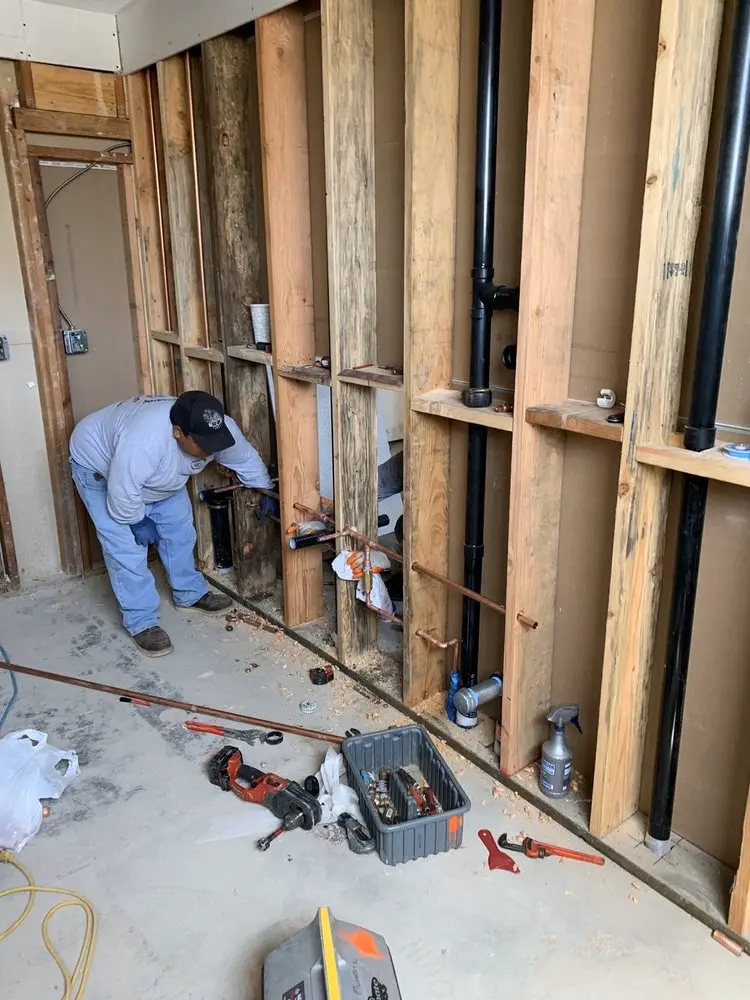 Commercial rough-in plumbing for Gas Line Repair in Goose Creek